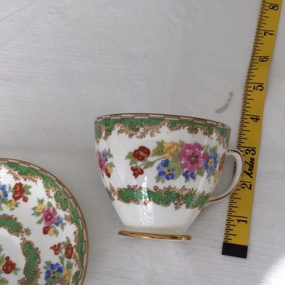 Vintage Old Royal China Cup & Saucer has a beautiful design,makes it special. - Picture 4 of 7